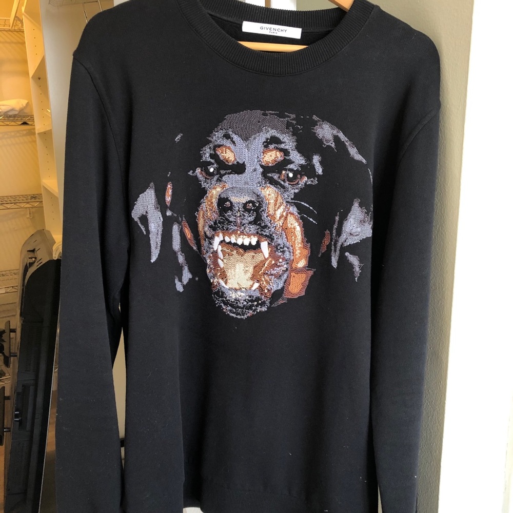Givenchy Embroidered Rottweiler Sweatshirt